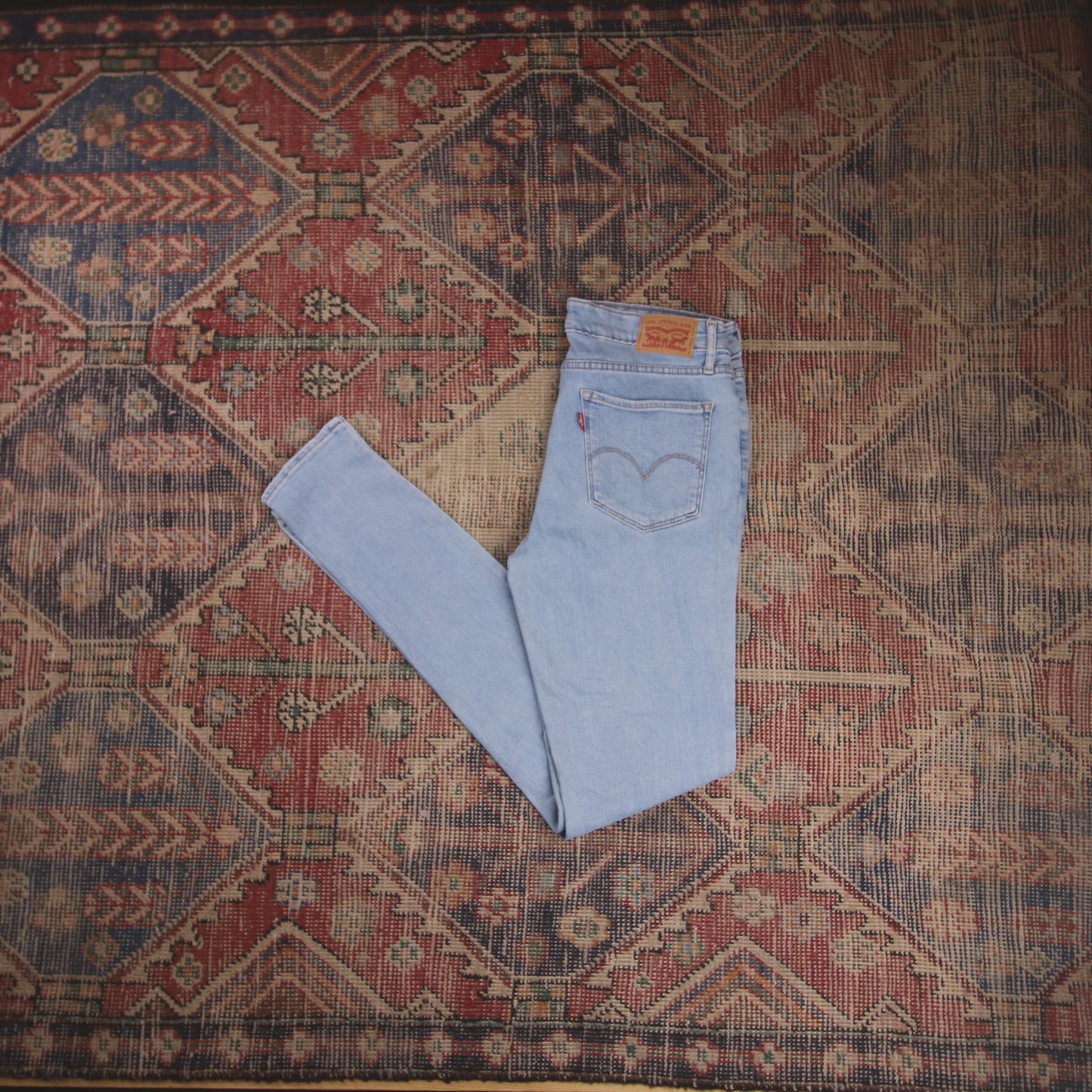 Levi's 711 W30 L31 Skinny Blue Denim Jeans