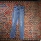 Levi's 721 W24 L29 Skinny Blue Denim Jeans