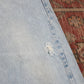 Wrangler W34 L30 Straight Leg Relaxed Fit Blue Denim Jeans