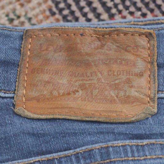 Levi's W26 L29 Skinny Blue Denim Jeans