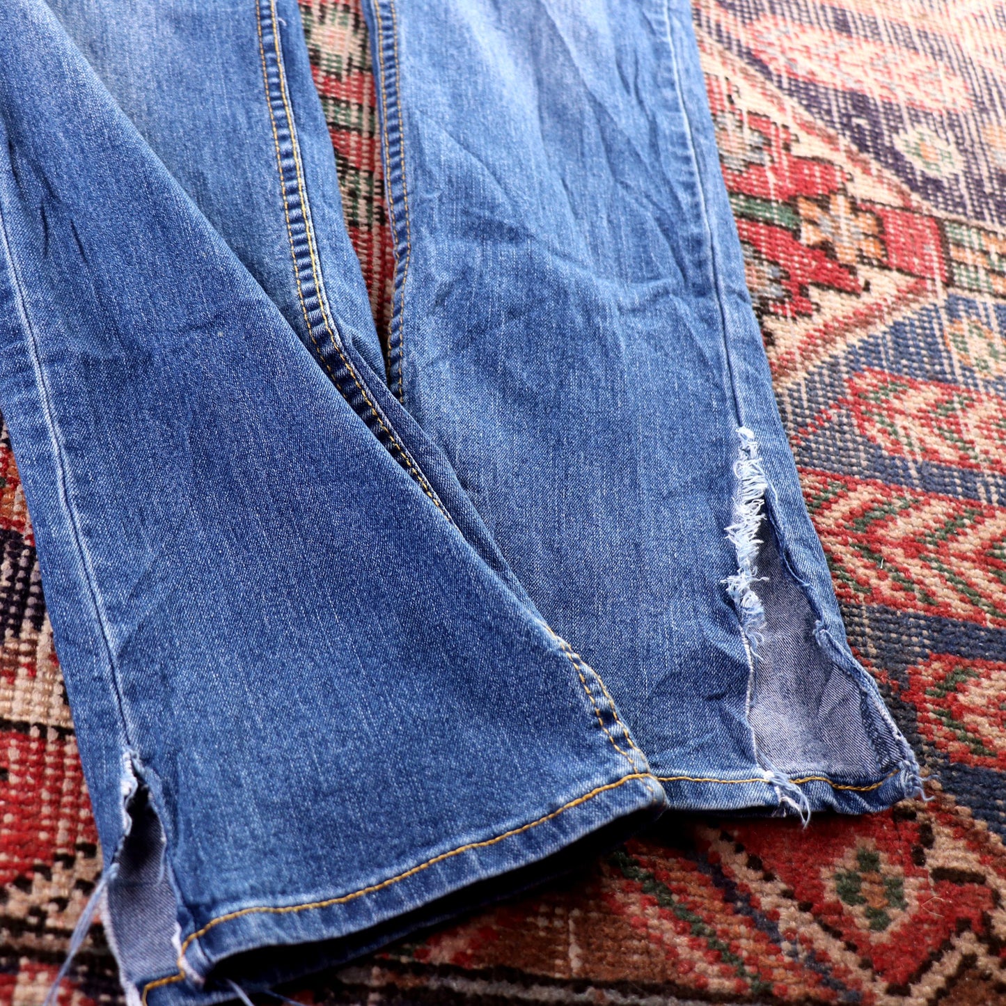 Levi's 511 Red Tab W30 L29 Slim Fit Classic Ripped Style Blue Denim Jeans