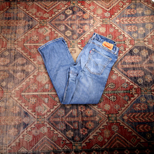 Levi's 514 W32 L29 Straight Leg Blue Denim Jeans