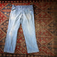 Wrangler W36 L28 Straight Leg Relaxed Fit Blue Denim Jeans