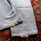 Wrangler W34 L30 Straight Leg Classic Ripped Style Blue Denim Jeans
