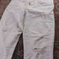 Levi's 711 Red Tab W32 L24 Skinny Classic Ripped Style White Denim Jeans