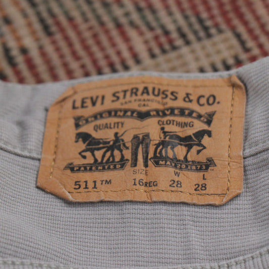 Levi's 511 W28 L28 Slim Fit Blue Denim Jeans