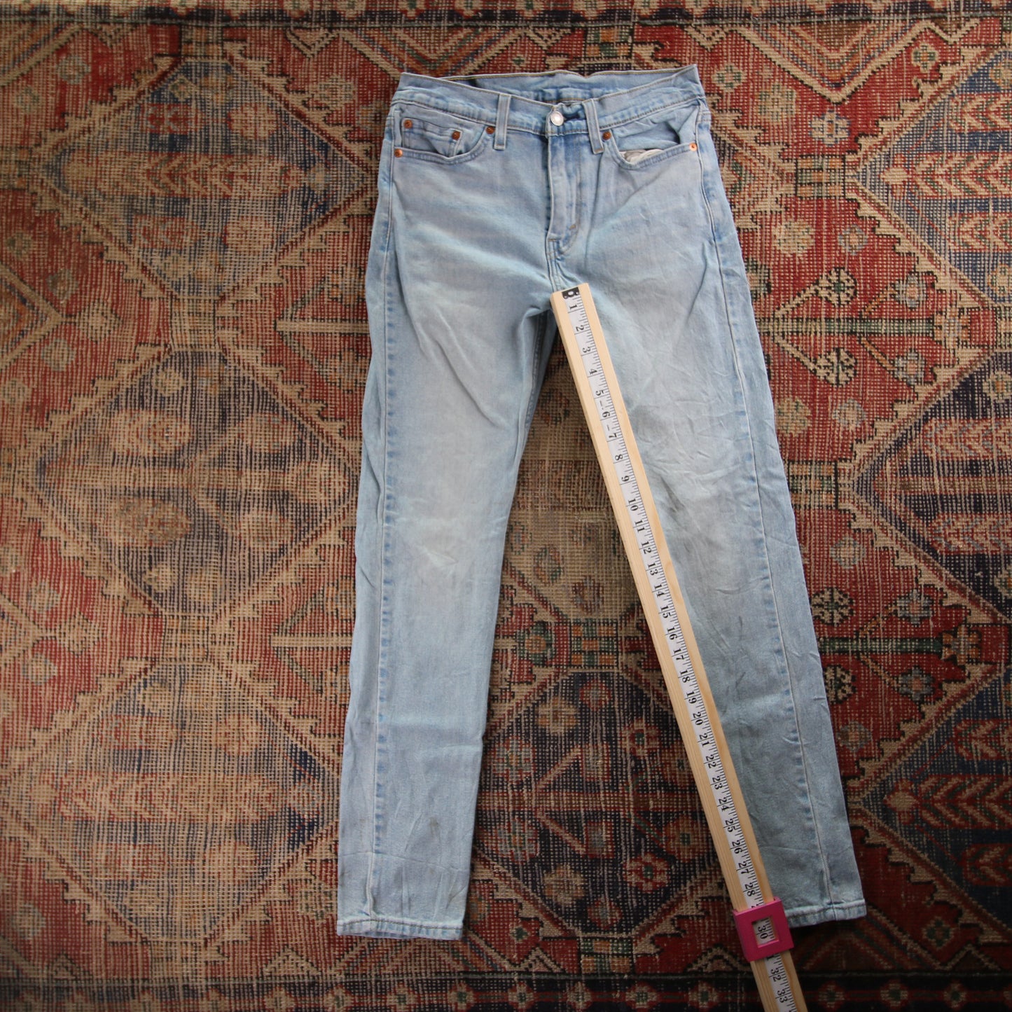 Levi's 501 Red Tab W30 L30 Original Fit Blue Denim Jeans