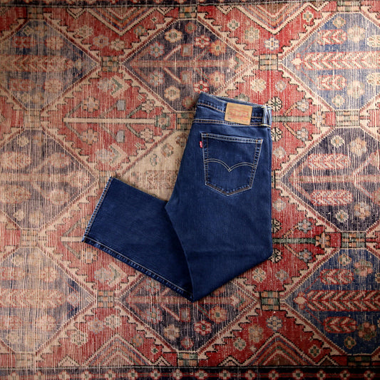 Levi's 505 Red Tab W32 L28 Straight Leg Regular Fit Blue Denim Jeans