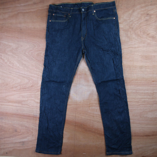 Levi's 508 Red Tab W38 L19 Tapered Leg Regular Fit Blue Denim Jeans