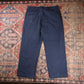 Dickies W38 L30 Straight Leg Relaxed Fit Blue Cotton Blend Trousers