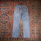 Levi's 505 W28 L27 Straight Leg Regular Fit Blue Denim Jeans