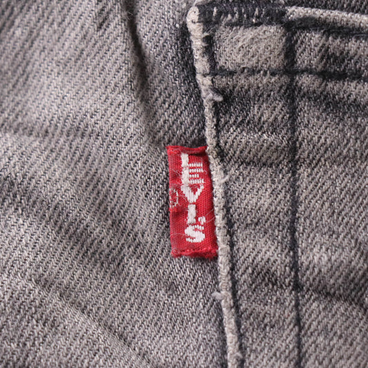 Levi's 511 Red Tab W28 L27 Slim Fit Grey Denim Jeans