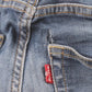 Levi's 520 Orange Tab W30 L28 Tapered Leg Slim Fit Blue Denim Jeans