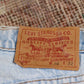 Levi's 505 W34 L31 Straight Leg Regular Fit Blue Denim Jeans