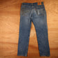 Levi's 501 Red Tab W34 L30 Original Fit Classic Ripped Style Blue Denim Jeans