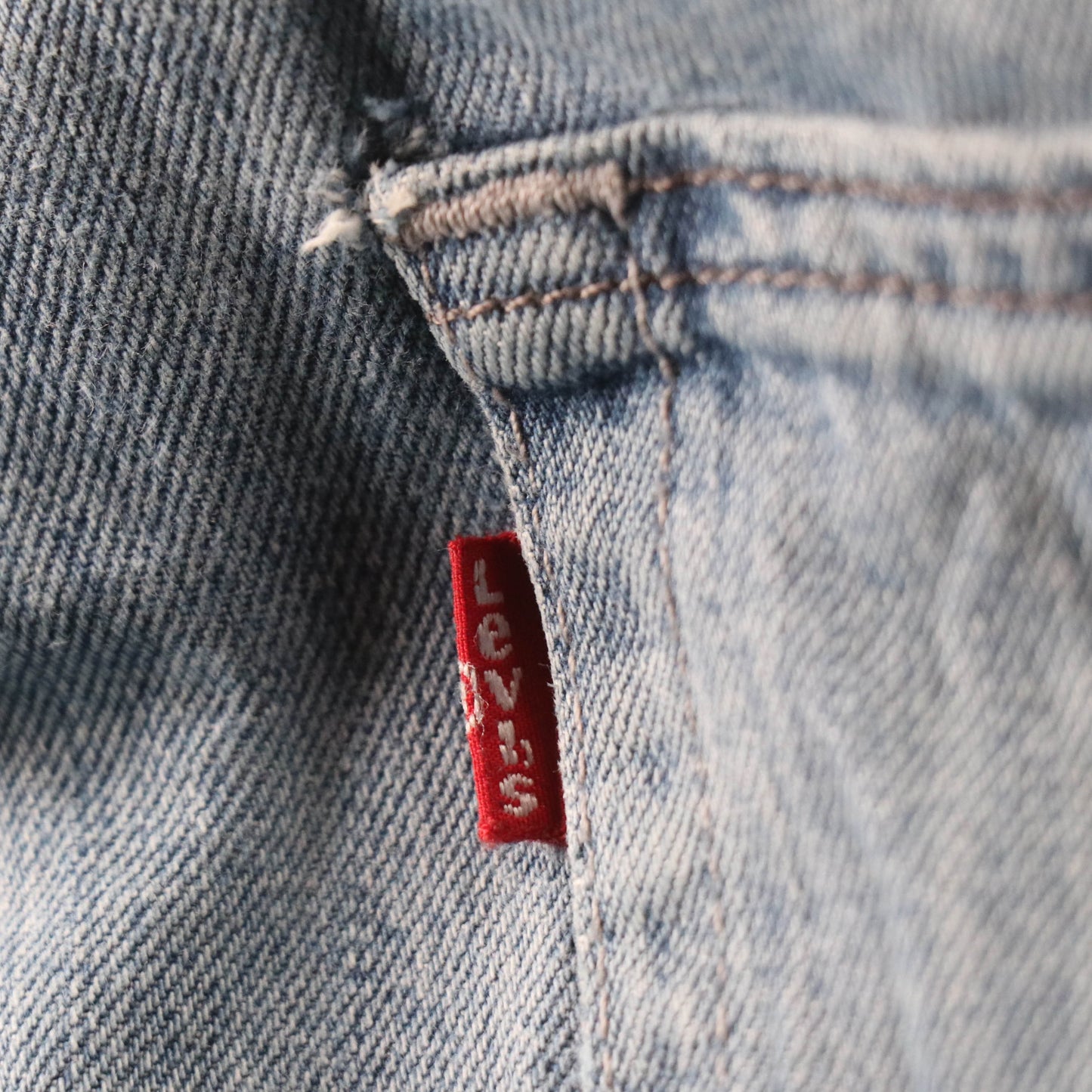 Levi's Red Tab W34 L26 Straight Blue Denim Jeans