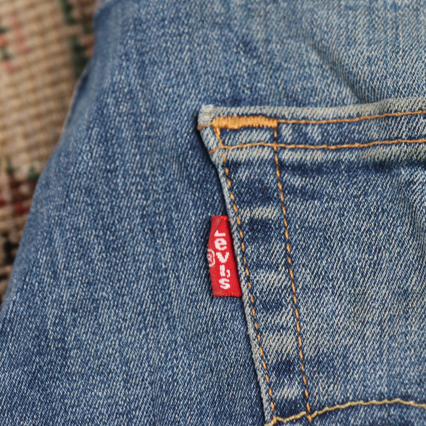 Levi's W34 L28 Slim Fit Blue Denim Jeans