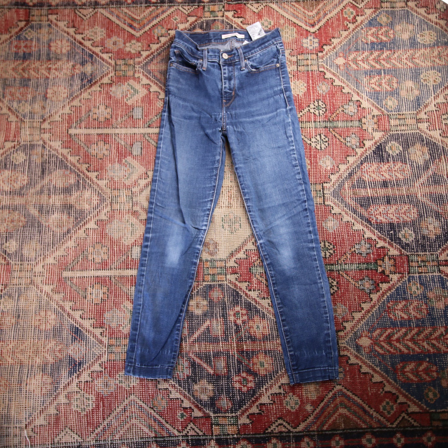 Levi's W26 L26 Skinny Blue Denim Jeans