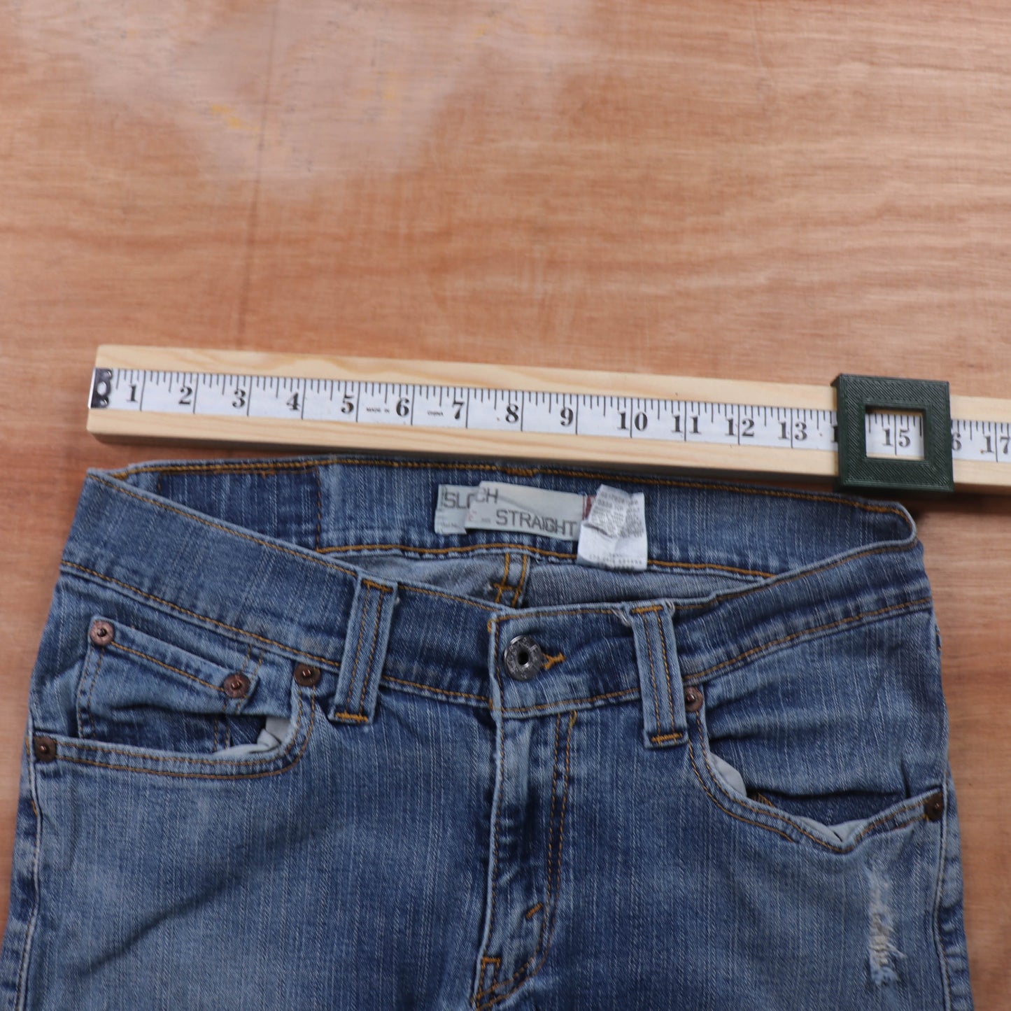 Levi's 523 Red Tab W38 L30 Straight Leg Blue Denim Jeans