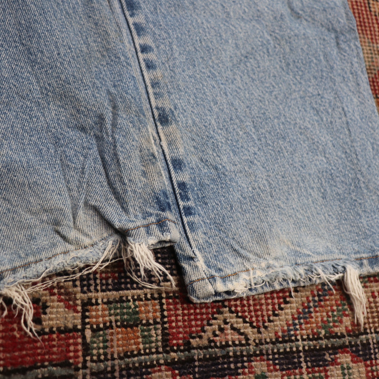 Wrangler W36 L28 Straight Leg Blue Denim Jeans