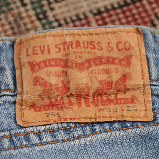 Levi's 731 W36 L32 Bootcut Blue Denim Jeans