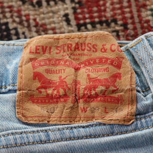 Levi's 501 Red Tab W30 L30 Original Fit Blue Denim Jeans
