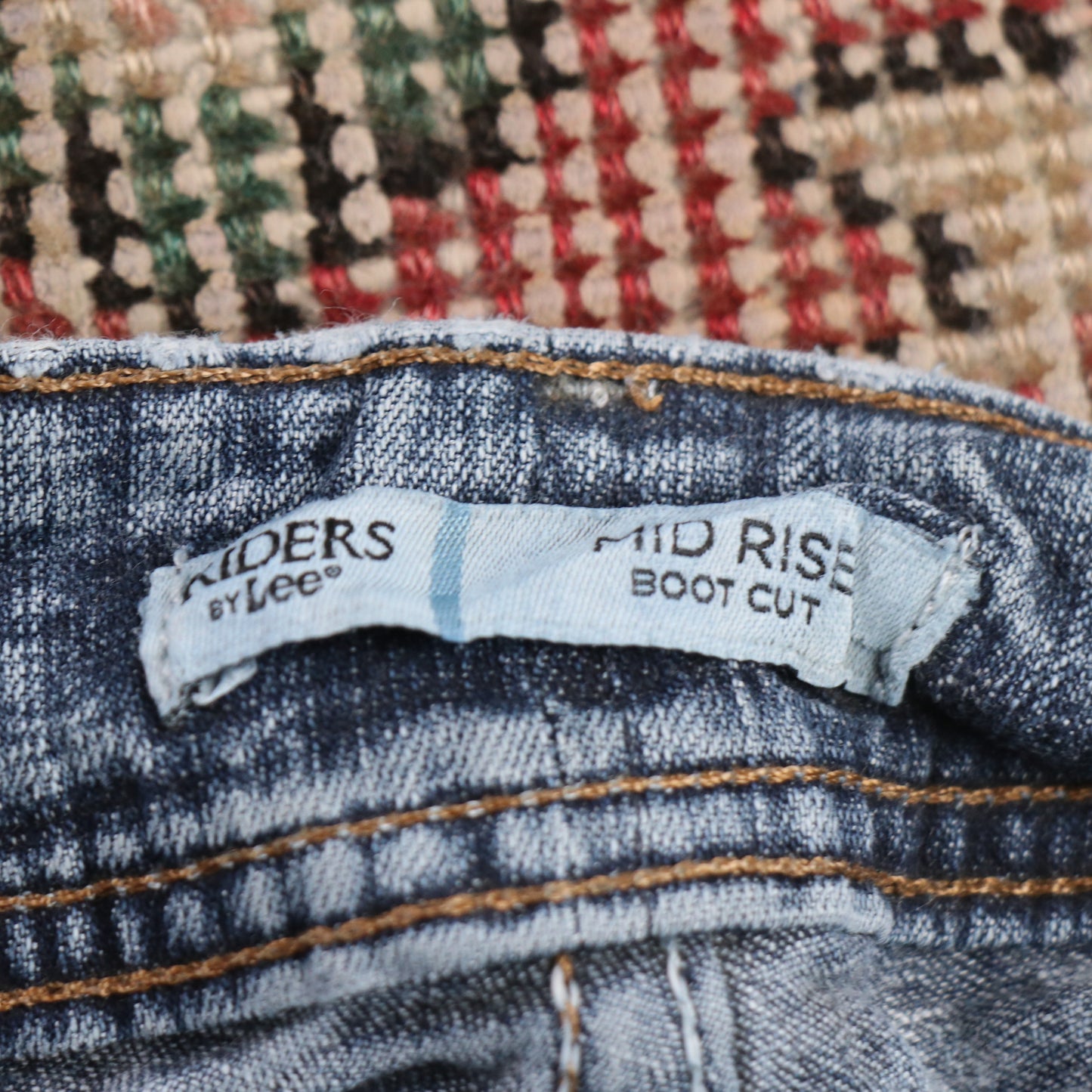 Wrangler W32 L28 Straight Leg Relaxed Fit Blue Denim Jeans