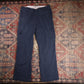 Dickies W38 L30 Cargos Blue Cotton Blend Trousers