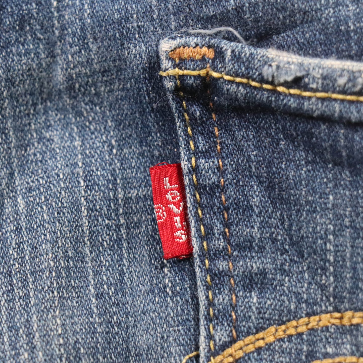 Levi's Red Tab W36 L133 Bootcut Blue Denim Jeans