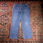 Lee W34 L28 Straight Leg Relaxed Fit Blue Denim Jeans