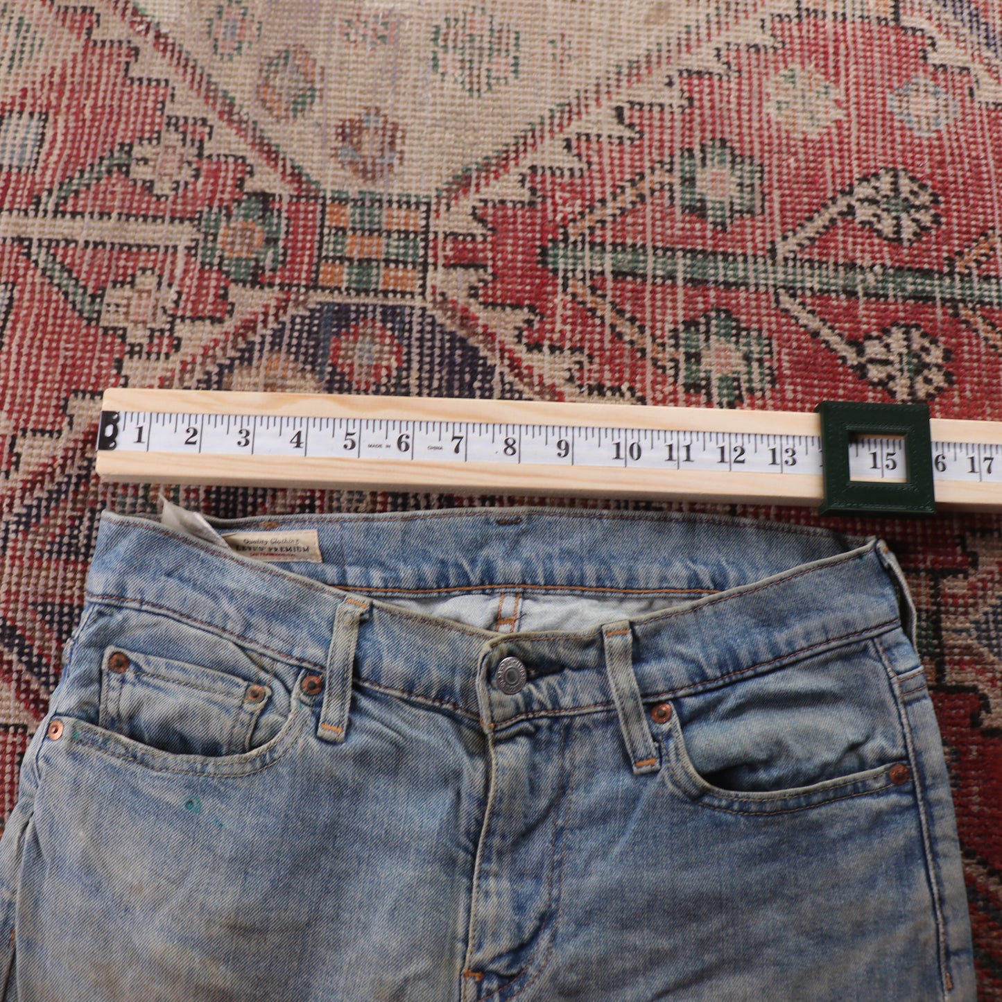 Levi's 510 Red Tab W30 L30 Skinny Blue Denim Jeans