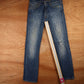 Levi's 513 Red Tab W34 L32 Straight Leg Slim Fit Blue Denim Jeans