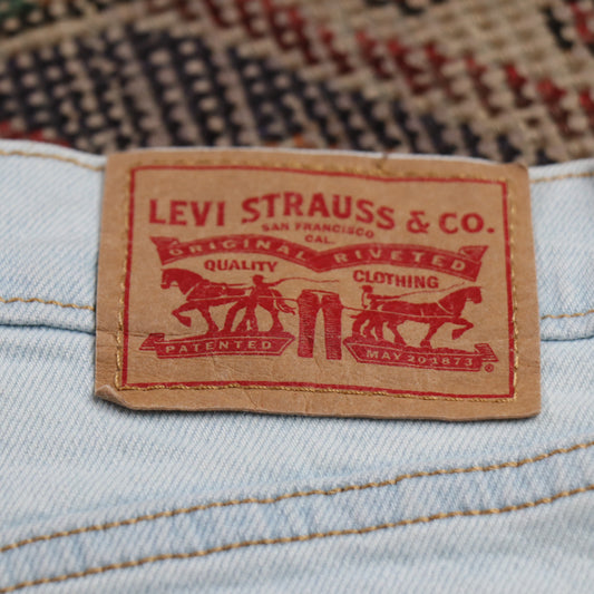 Levi's W26 L25 Straight Leg Blue Denim Jeans