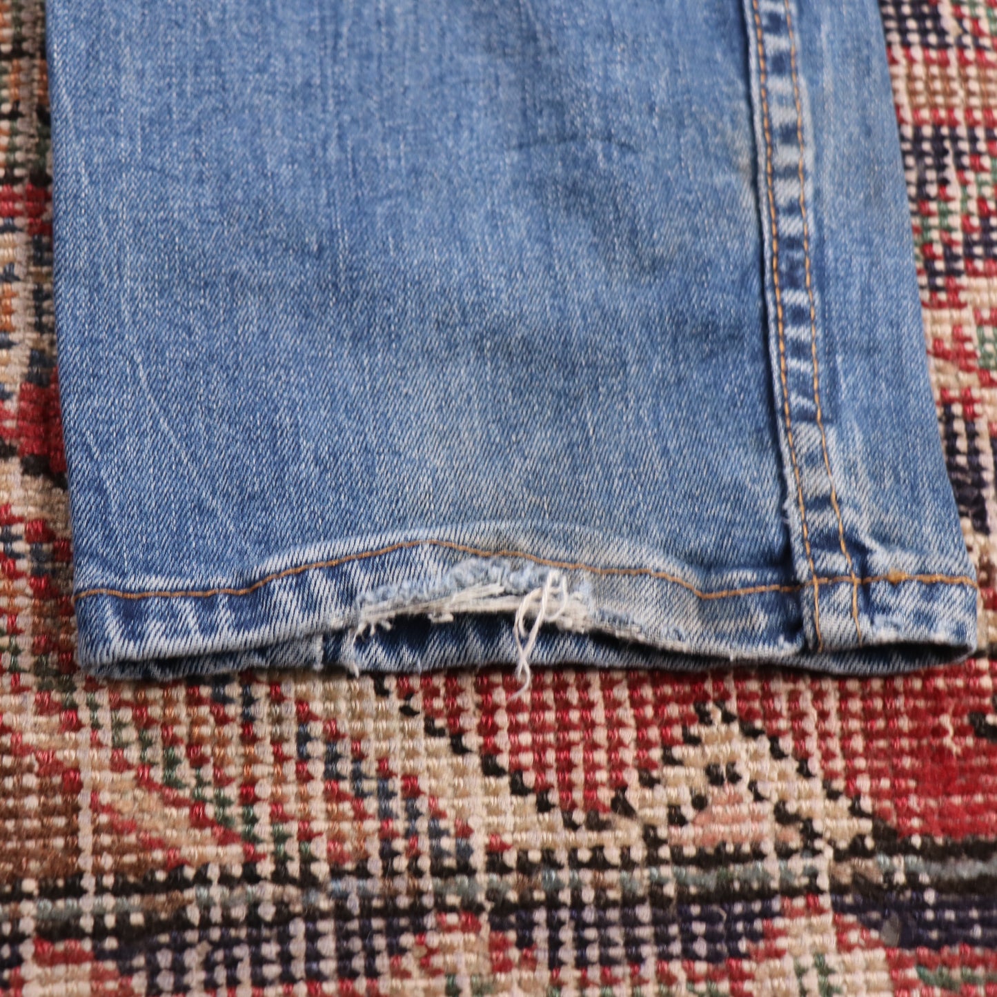 Levi's W32 L29 Straight Leg Blue Denim Jeans