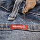 Wrangler W36 L30 Straight Leg Blue Denim Jeans