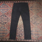 Levi's W36 L32 Straight Leg Relaxed Fit Black Denim Jeans