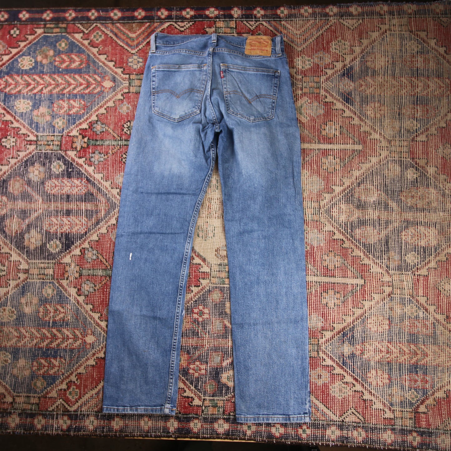 Levi's 505 W30 L31 Straight Leg Regular Fit Blue Denim Jeans