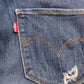Levi's 721 Red Tab W28 L27 Skinny Blue Denim Jeans