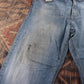 Wrangler Orange Tab W44 L29 Relaxed Classic Ripped Style Blue Denim Jeans