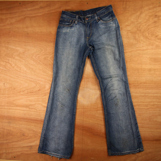 Levi's 114 Red Tab W30 L30 Bootcut Blue Denim Jeans