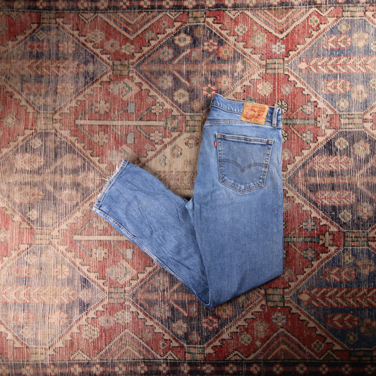 Levi's 508 Red Tab W36 L32 Tapered Leg Regular Fit Blue Denim Jeans