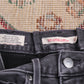 Levi's 311 Capital E W24 L28 Skinny Black Denim Jeans