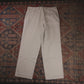IZOD W36 L29 Straight Leg Beige Cotton Blend Trousers