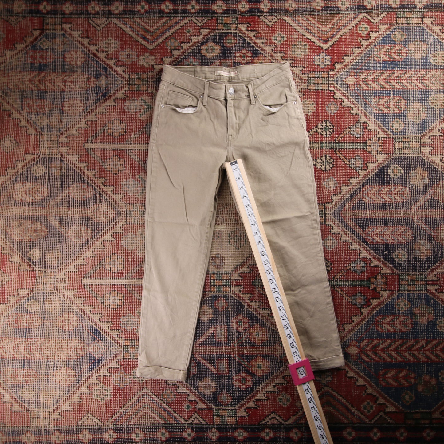 Levi's White Tab W28 L23 Skinny Blue Denim Jeans