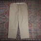 Dickies 874 W40 L29 Straight Leg Beige Cotton Blend Trousers