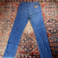 Wrangler W32 L36 Straight Leg Blue Denim Jeans
