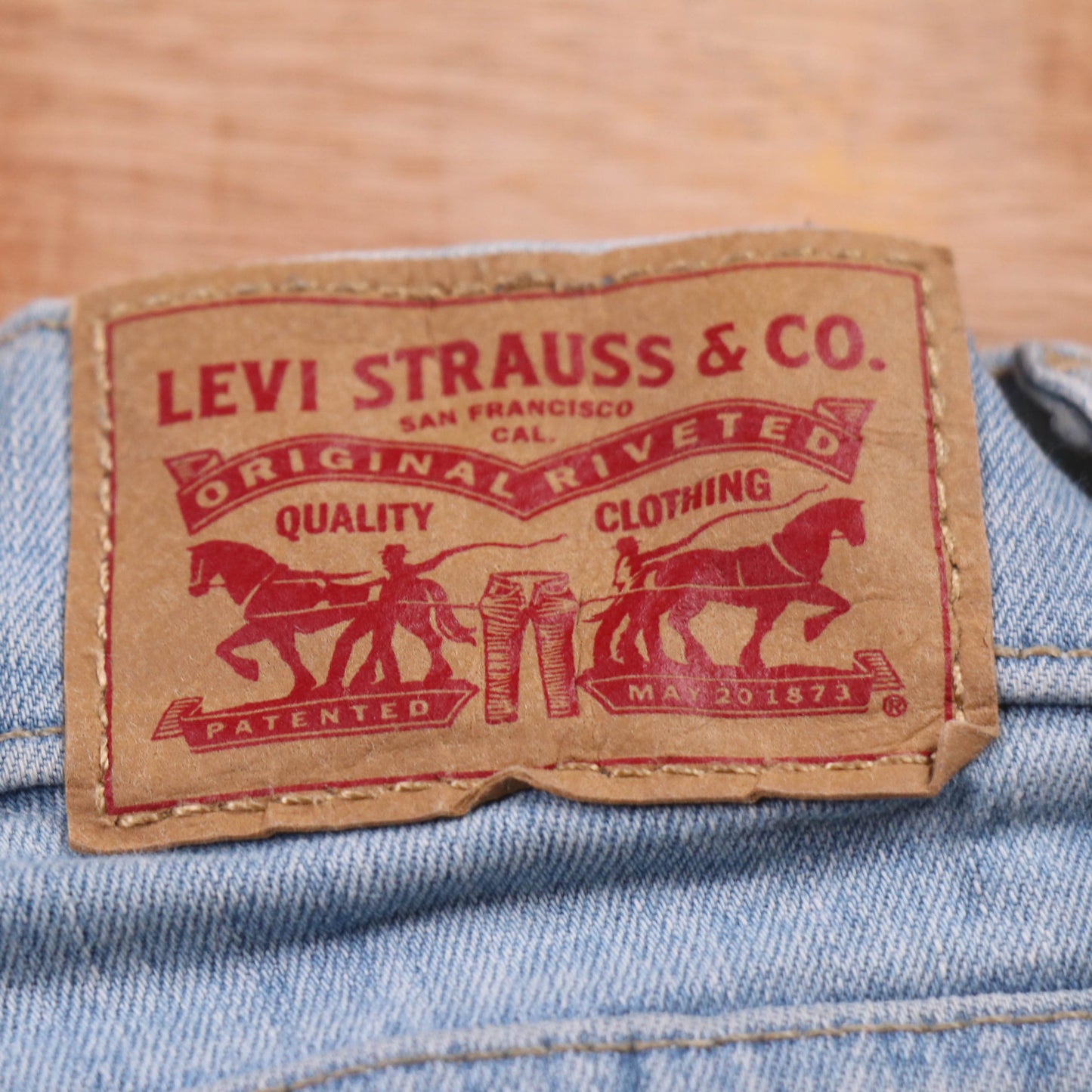 Levi's 720 Red Tab W26 L29 Super Skinny Blue Denim Jeans