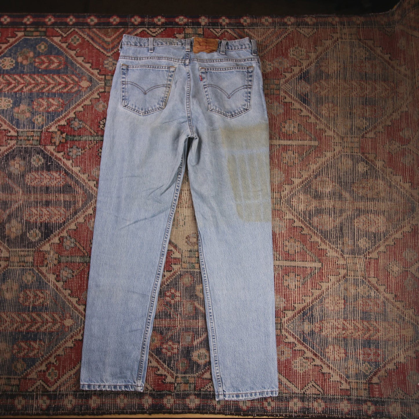 Levi's W34 L30 Tapered Leg Relaxed Fit Blue Denim Jeans