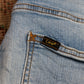 Lee W34 L28 Straight Leg Slim Fit Blue Denim Jeans