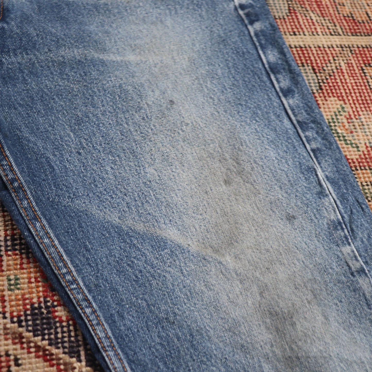 Levi's W38 L31 Straight Leg Relaxed Fit Blue Denim Jeans